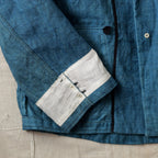NORA JACKET -antique japanese indigo hemp-