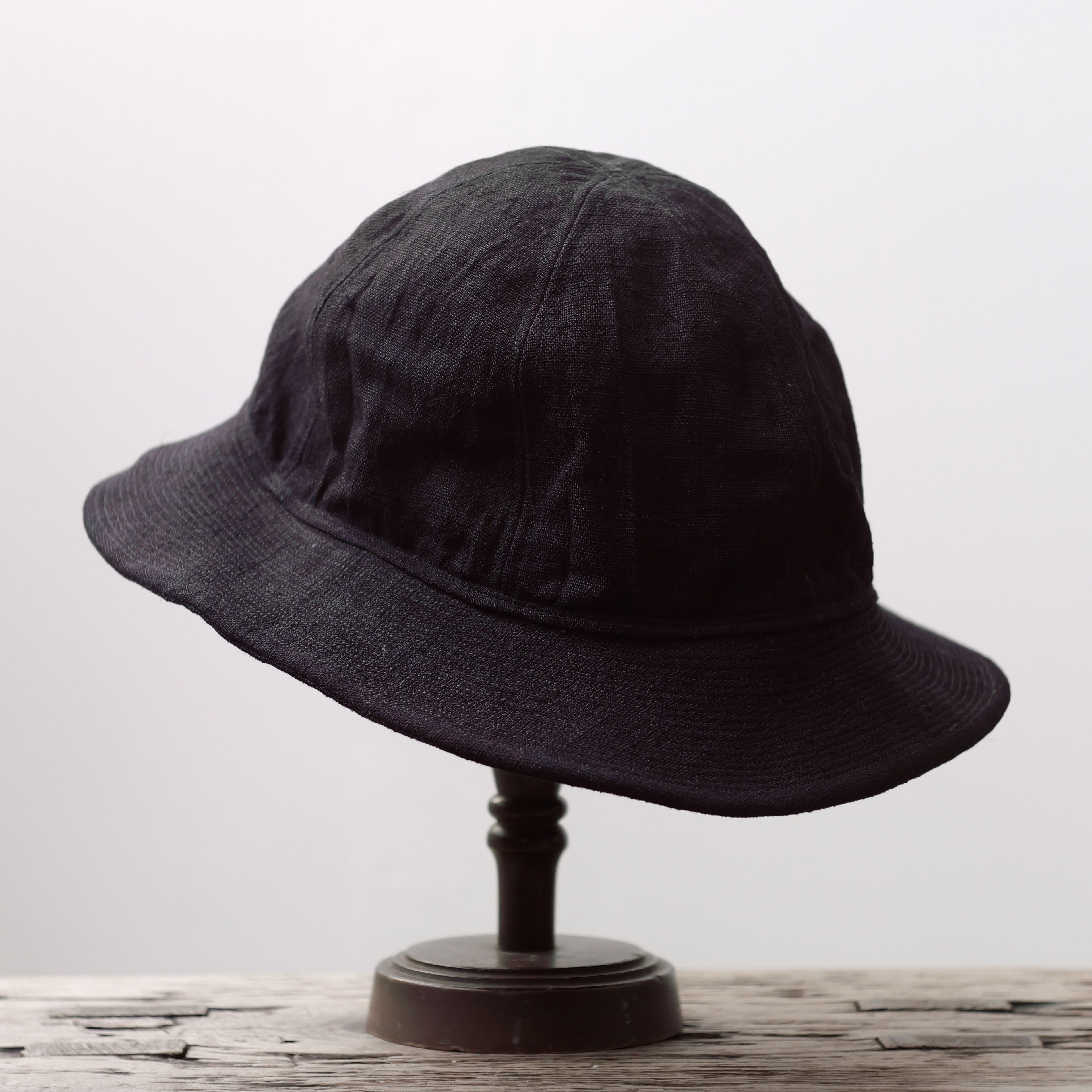 NORA HAT ~type 2nd~japan old indigo cotton/hemp fabric①