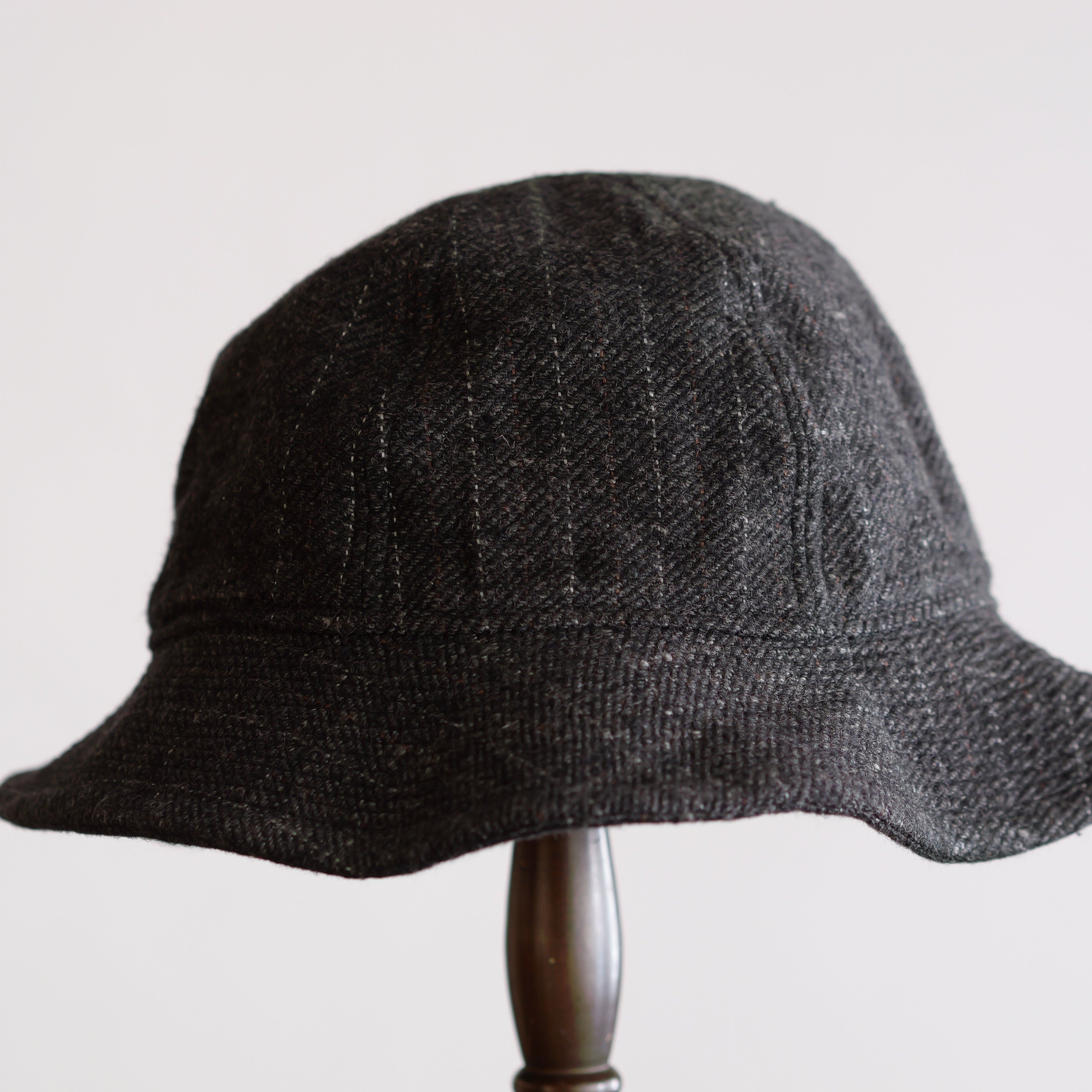 NORA HAT ~type 2nd~japan old wool stripe fabric