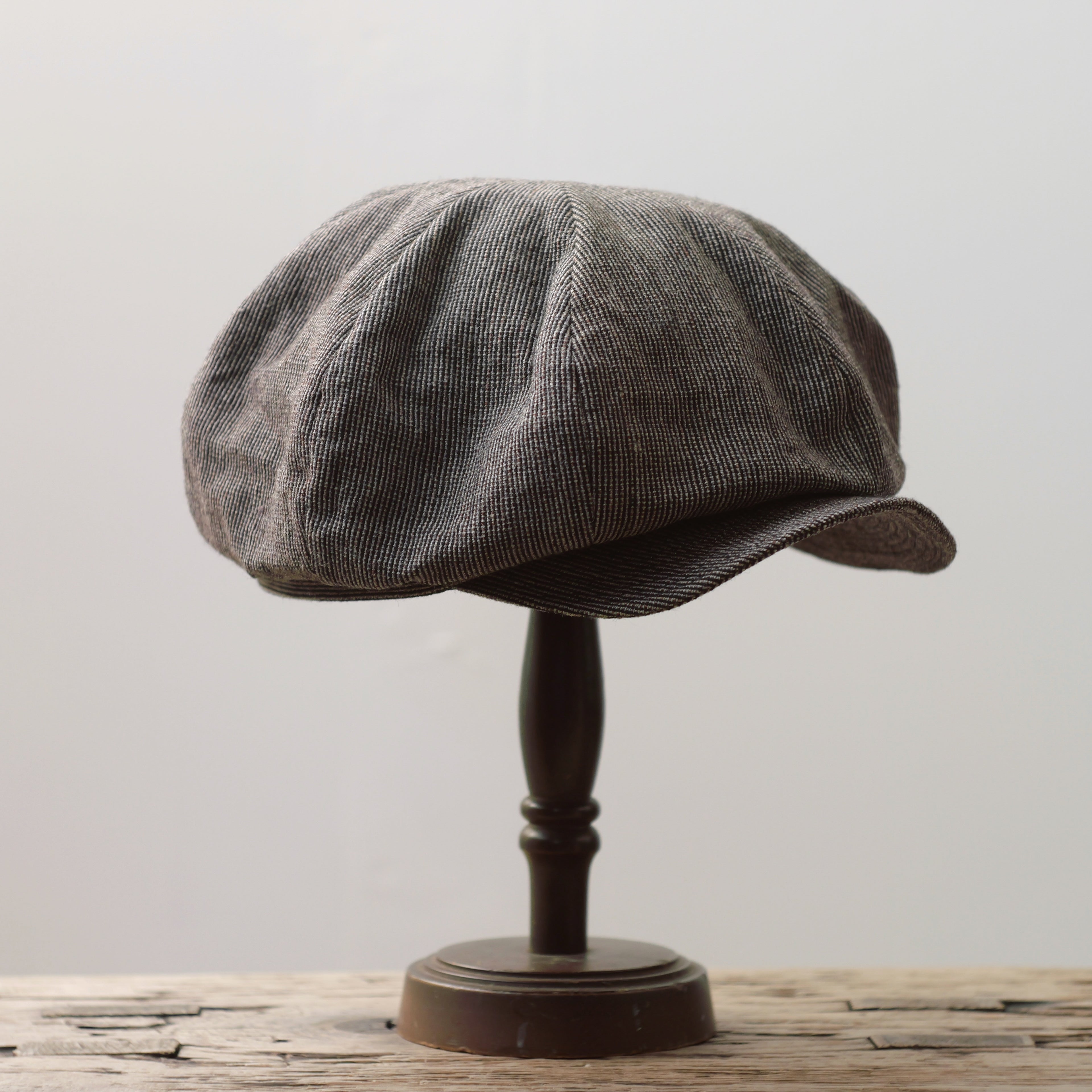NORA CAP ~type newsboy~60 japan old wool fabric