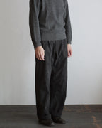 NORA WORK PANTS~japan old black cotton fabric~