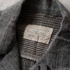 NORA JACKET -antique japanese cotton/hemp-