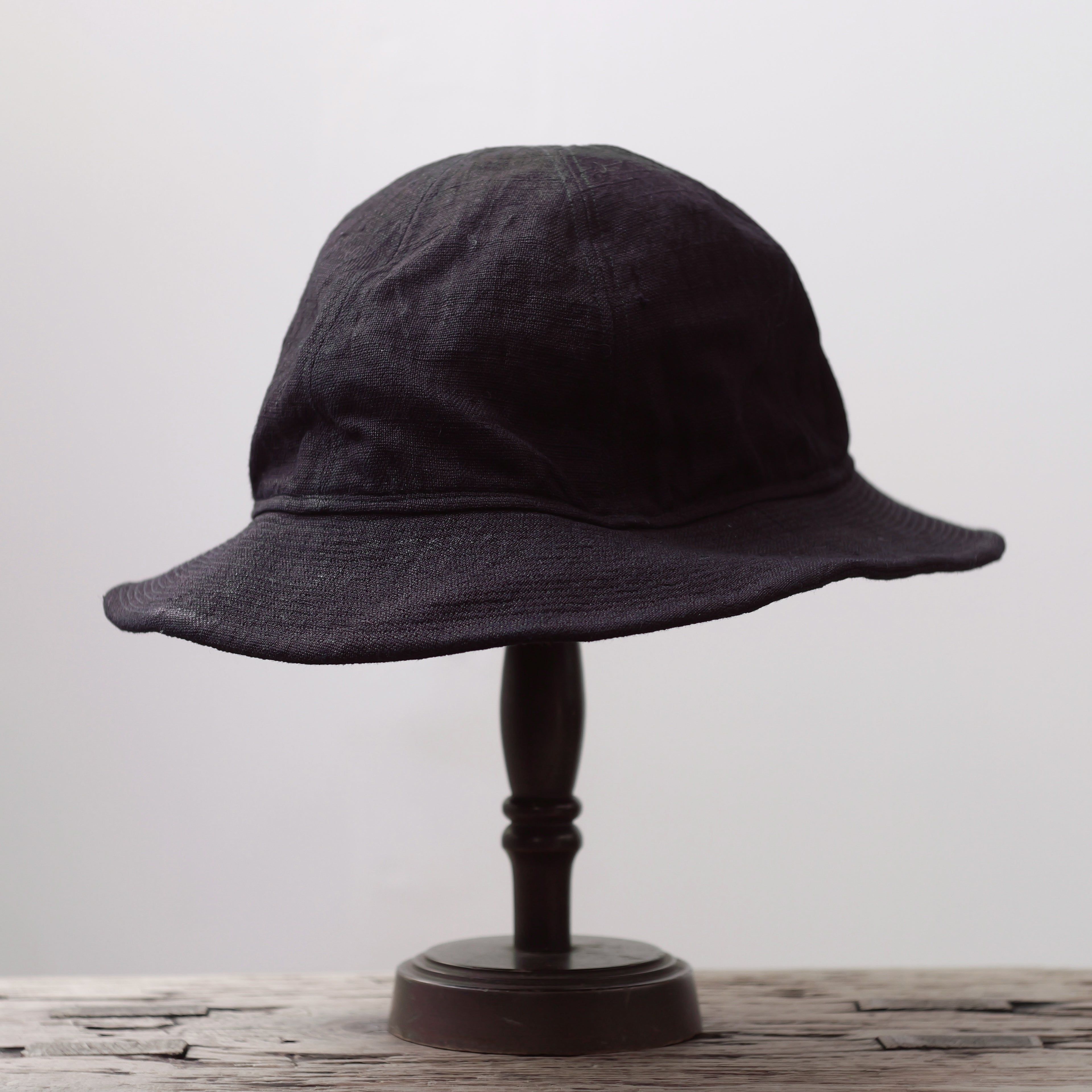 NORA HAT ~type 2nd~japan old indigo cotton/hemp fabric①