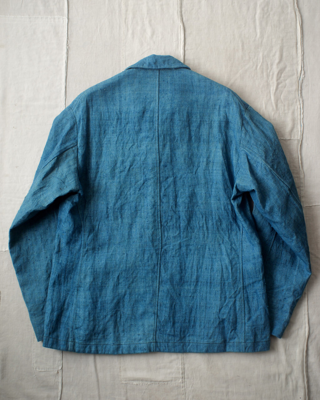 NORA JACKET -antique japanese indigo hemp-