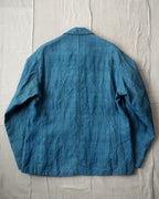 NORA JACKET -antique japanese indigo hemp-