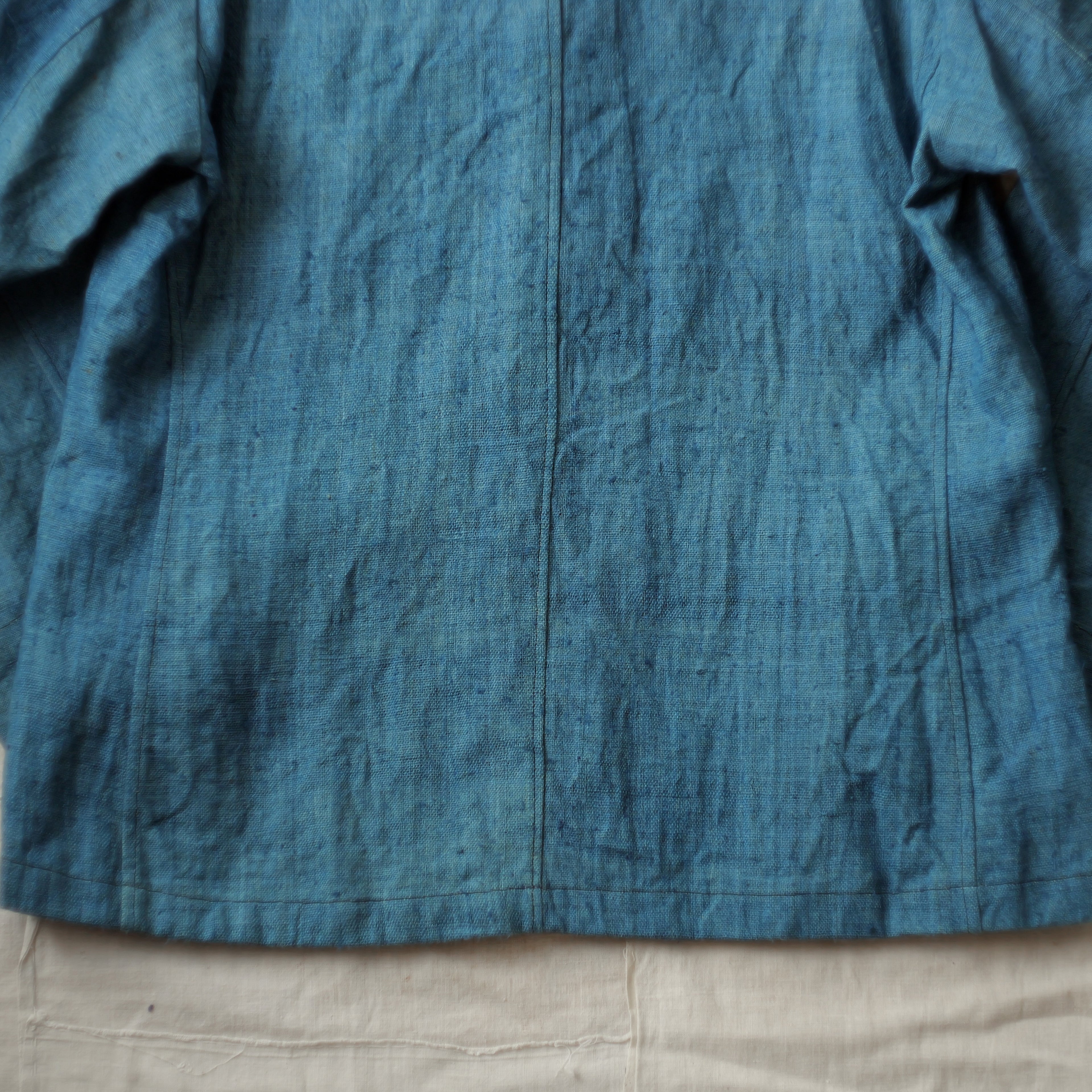 NORA JACKET -antique japanese indigo hemp-