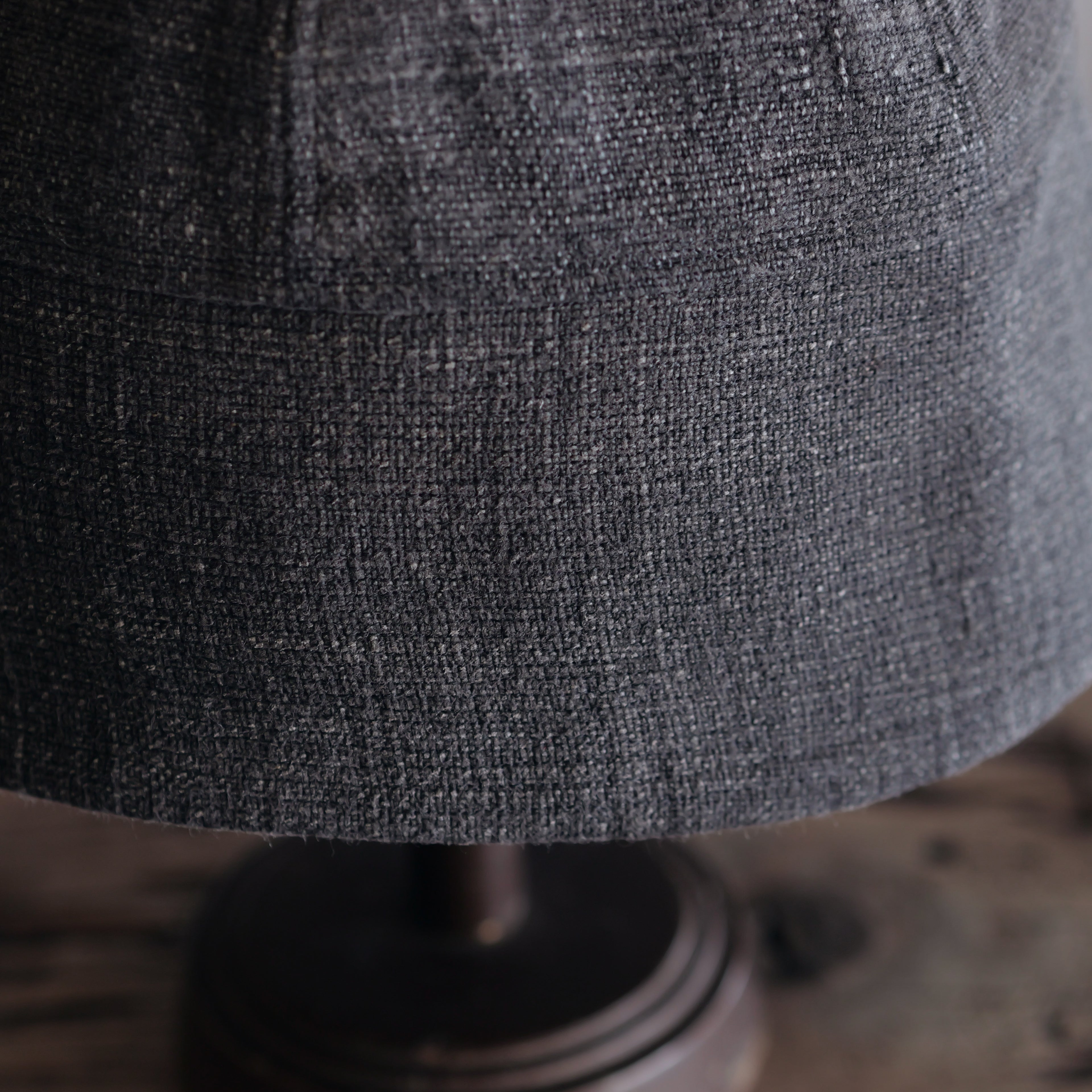 NORA HAT ~type 1st~japan old  sumi black hemp fabric