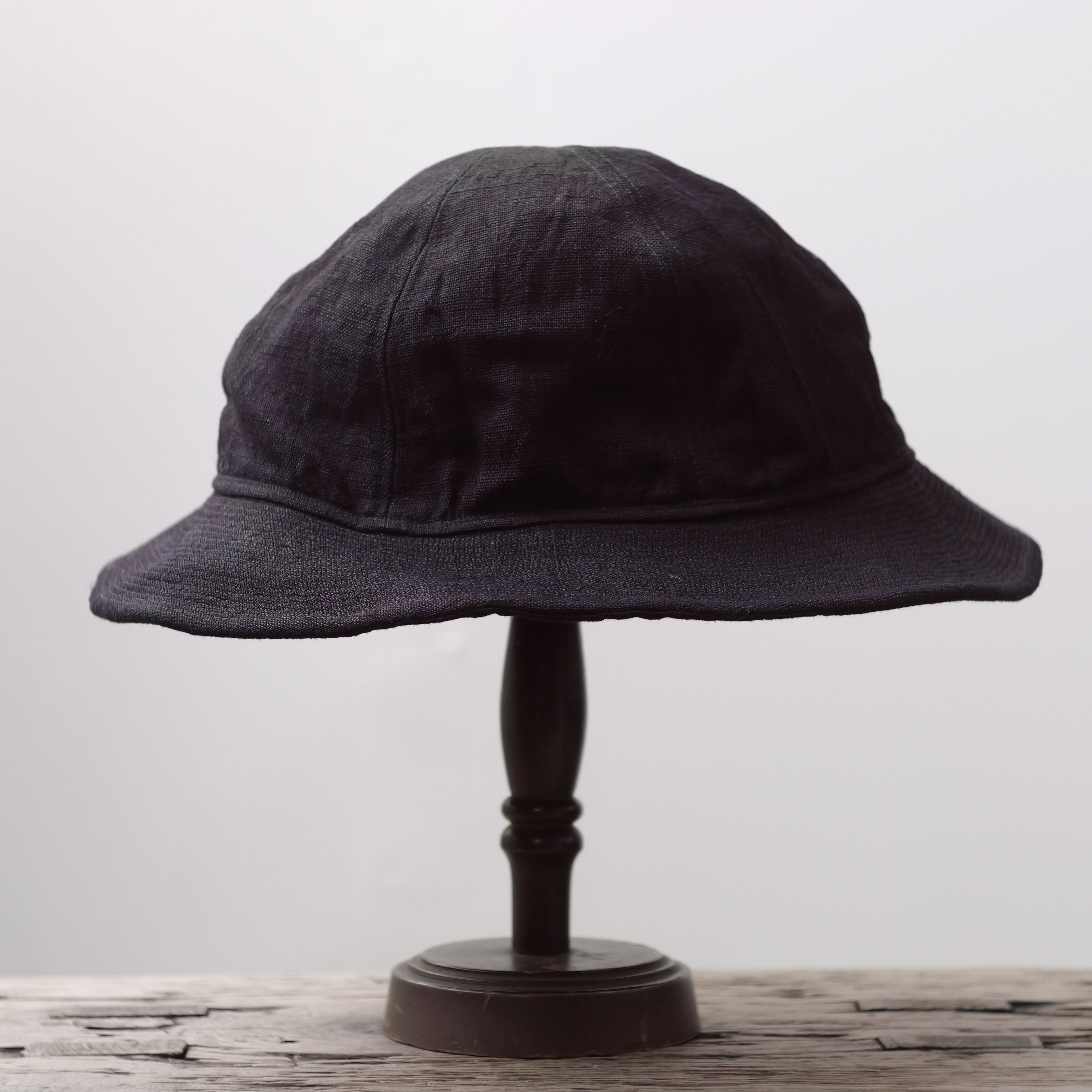 NORA HAT ~type 2nd~japan old indigo cotton/hemp fabric①