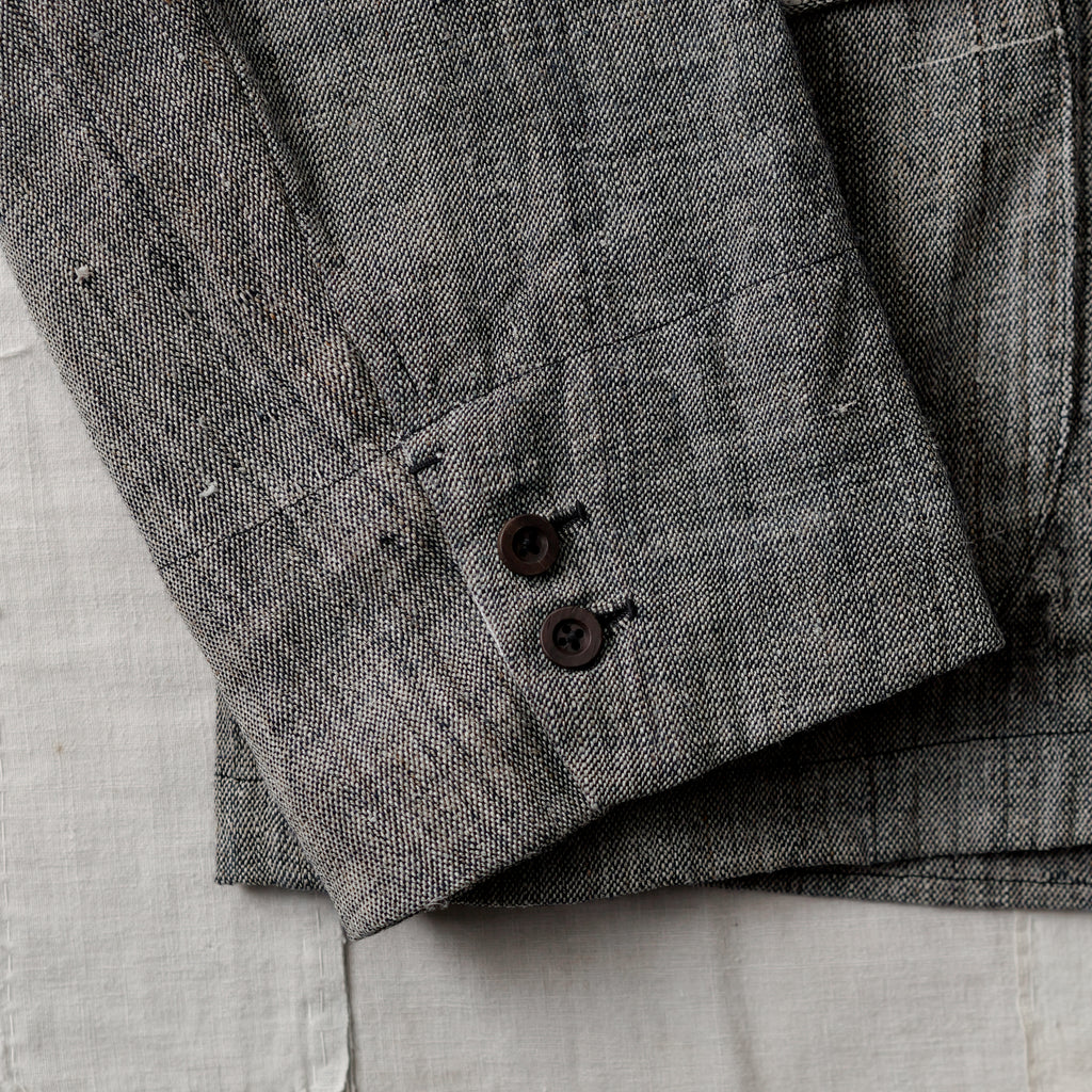 NORA JACKET -antique japanese cotton/hemp-