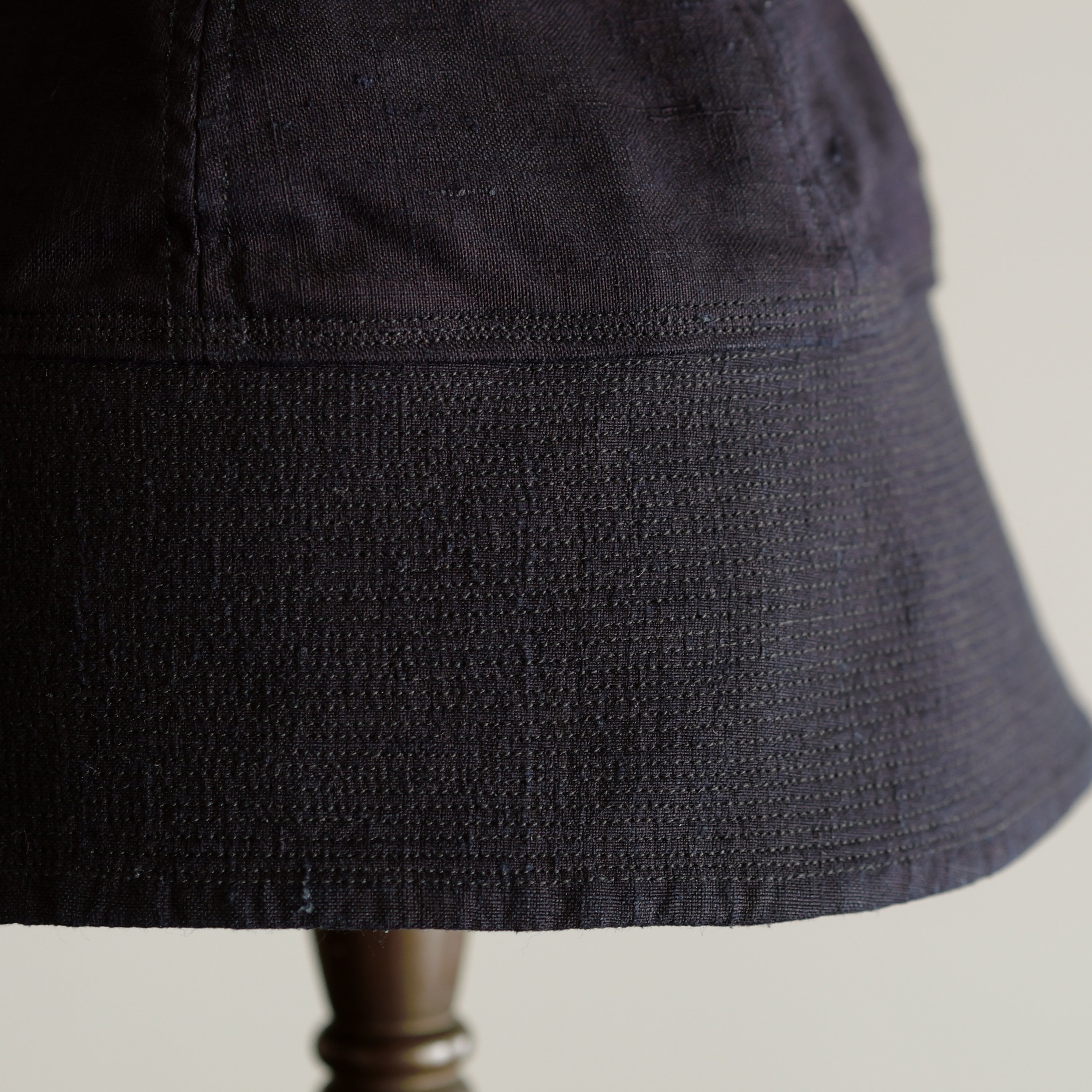NORA HAT ~type 1st~japan old indigo silk fabric⓵