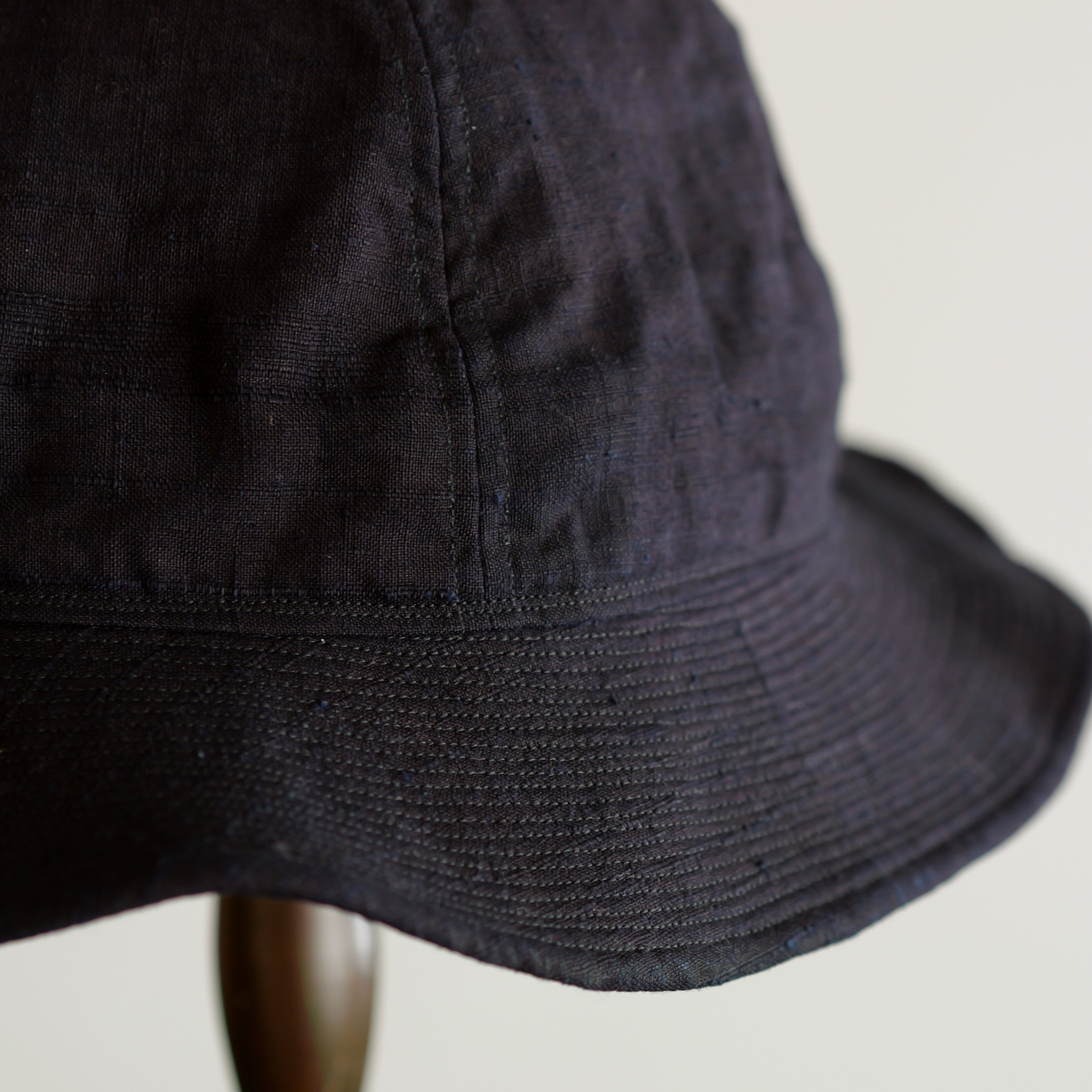 NORA HAT ~type 2nd~japan old indigo silk fabric