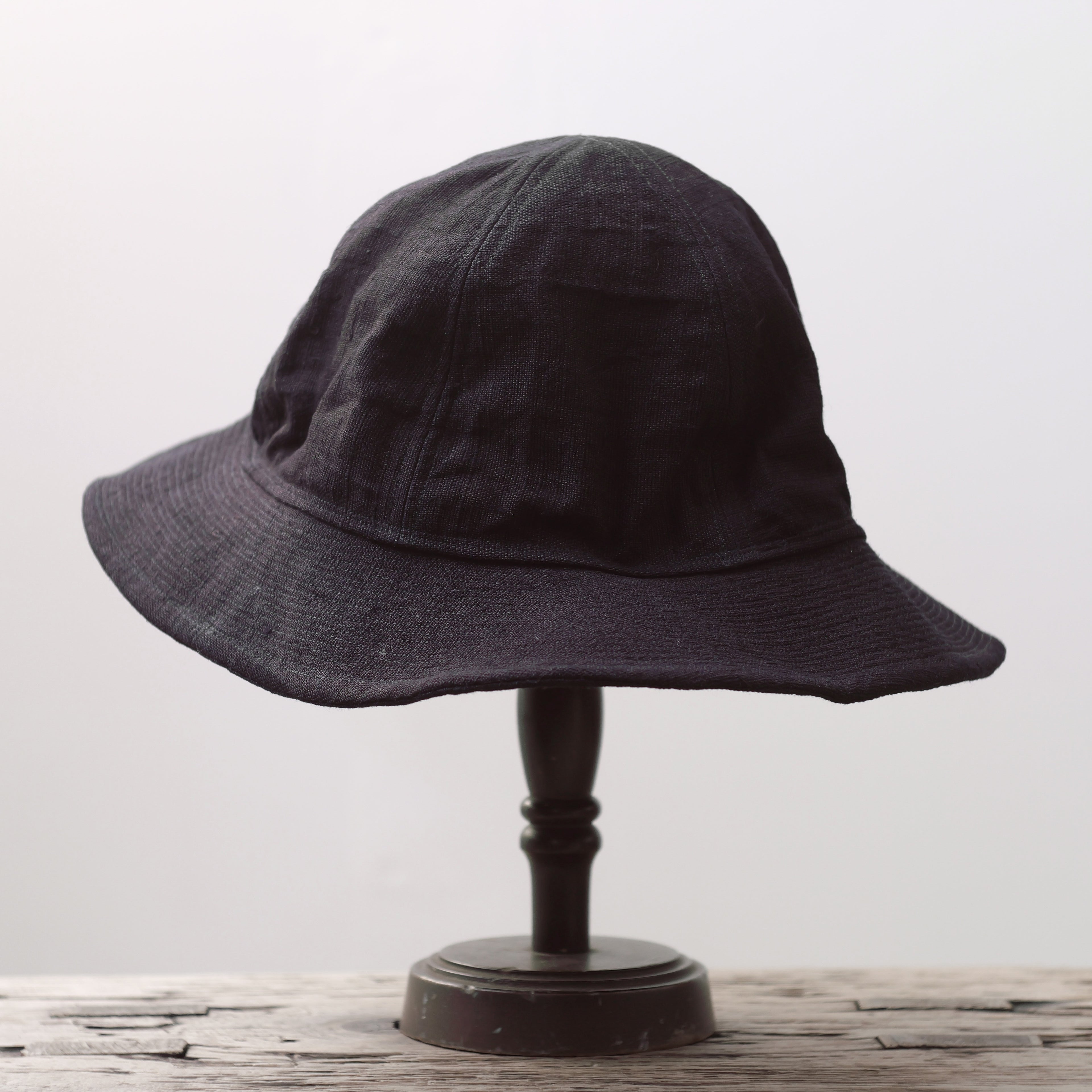 NORA HAT ~type 2nd~japan old indigo cotton/hemp fabric②