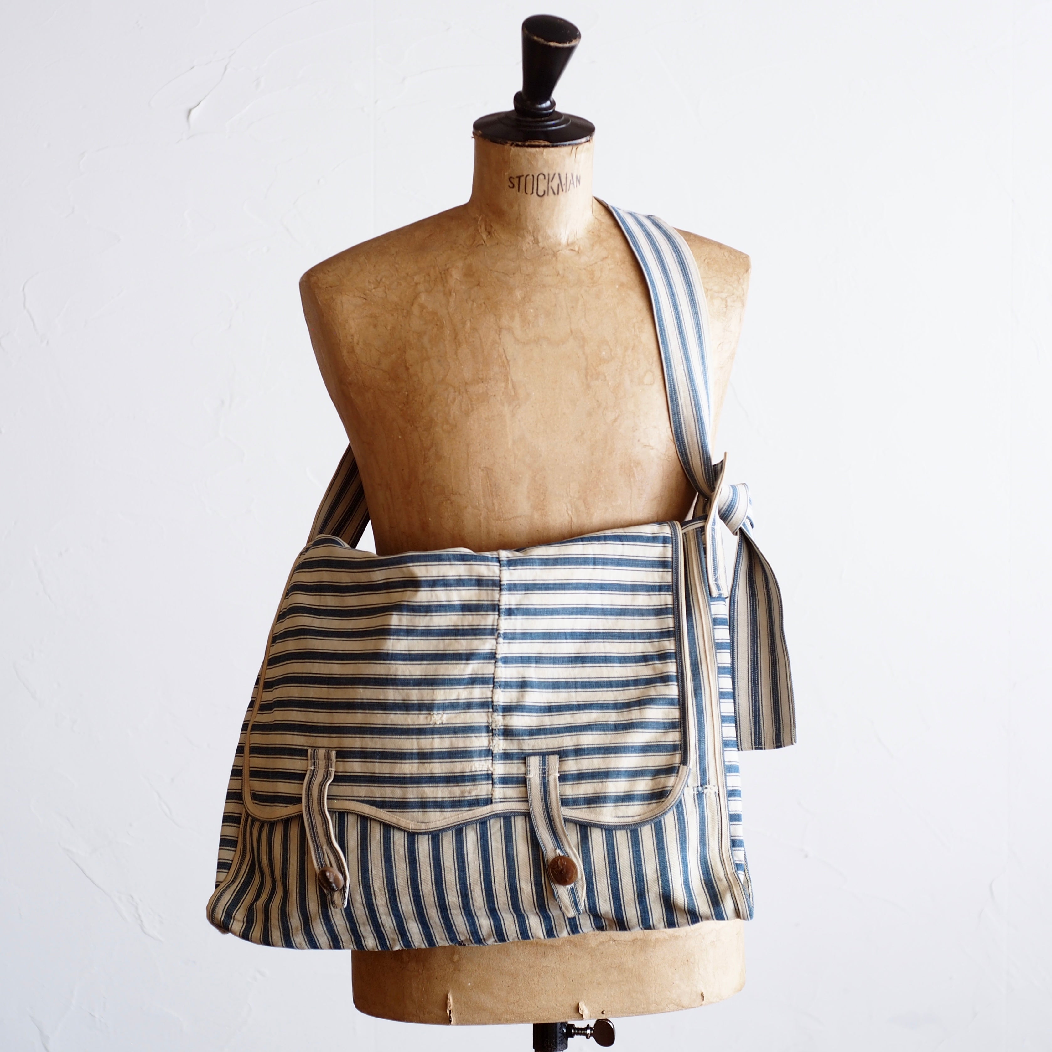 NORA BAG~type postman~french old fabric