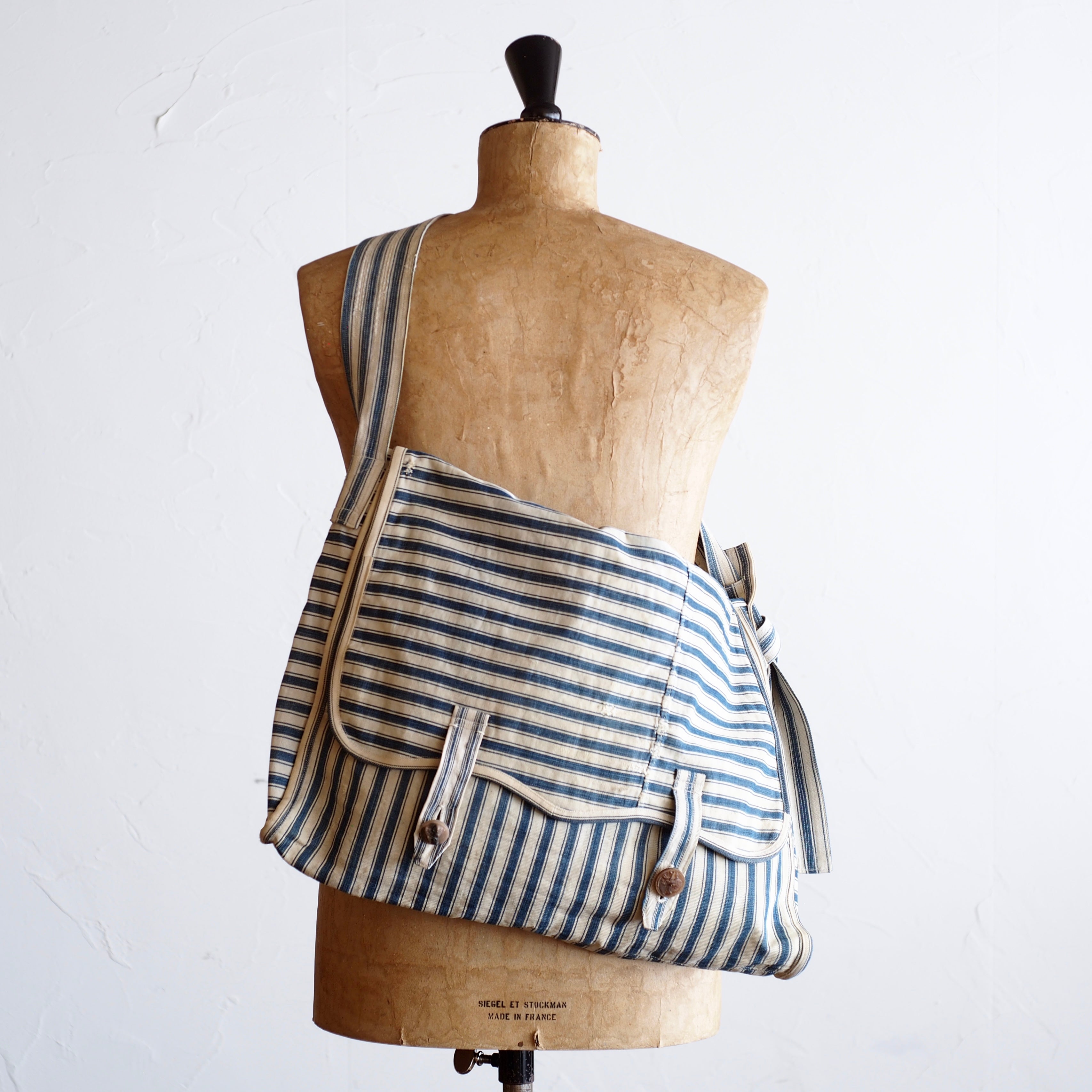 NORA BAG~type postman~french old fabric