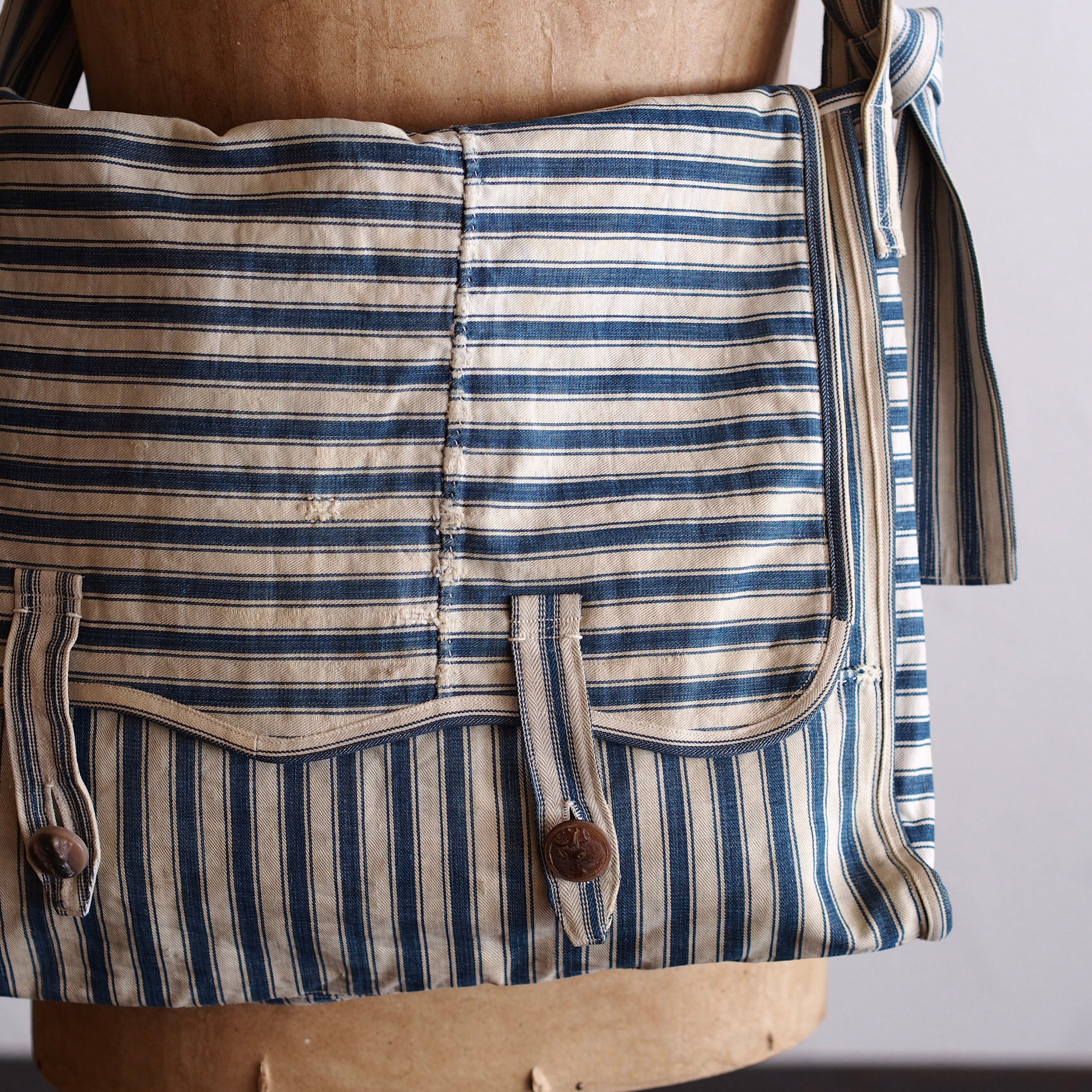 NORA BAG~type postman~french old fabric
