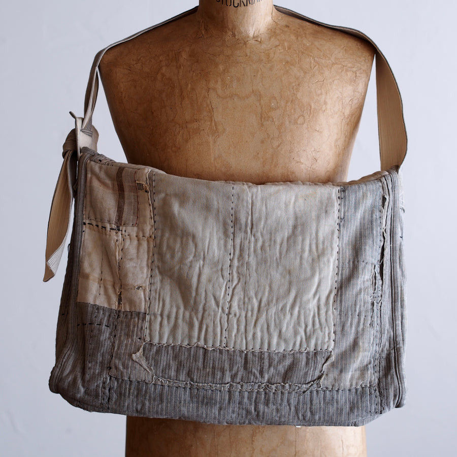 NORA BAG~type postman~japan boro fabric