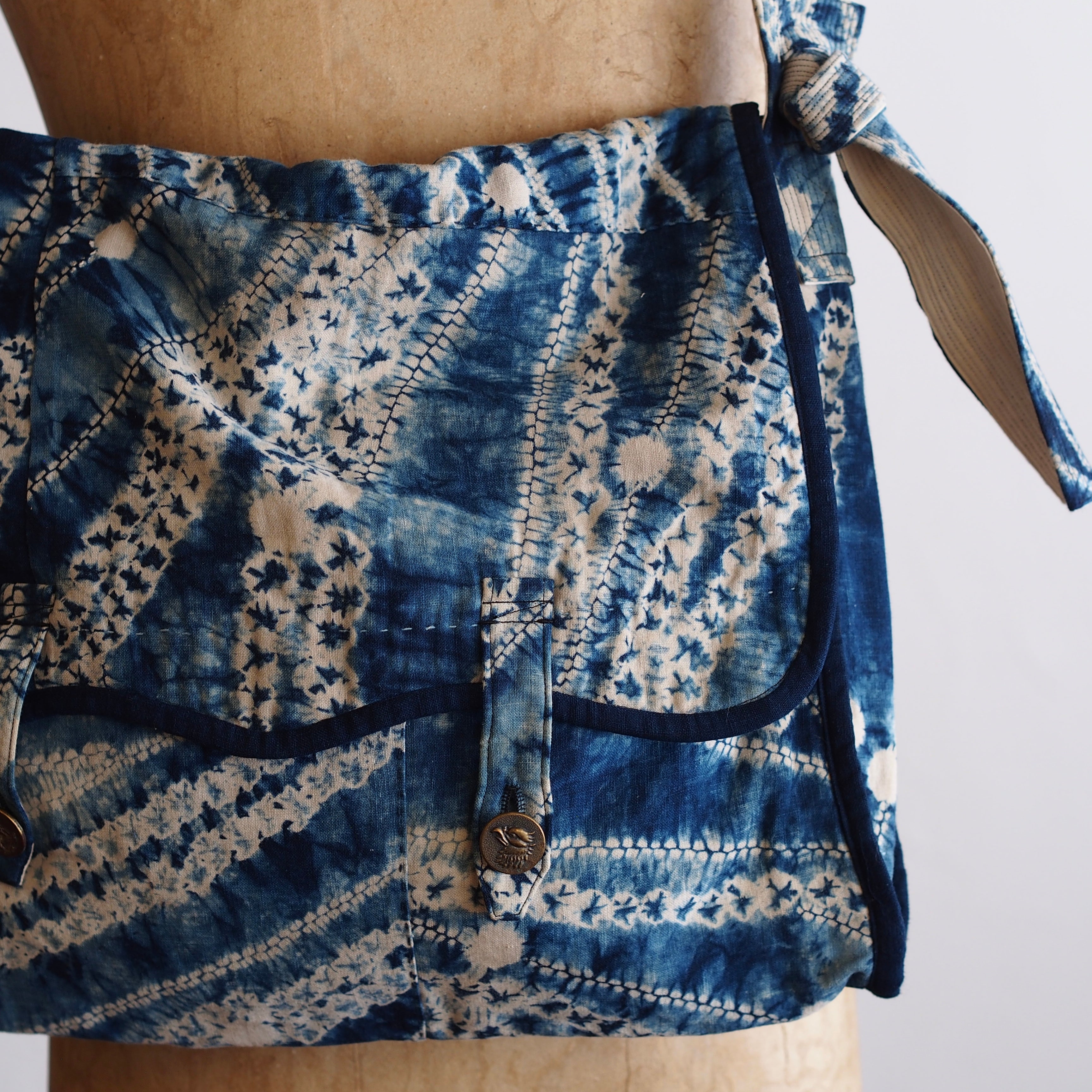 NORA BAG~type postman~japan old indigo fabric