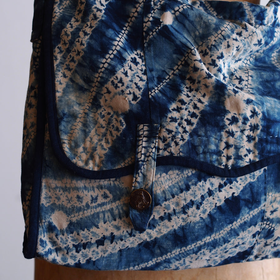 NORA BAG~type postman~japan old indigo fabric