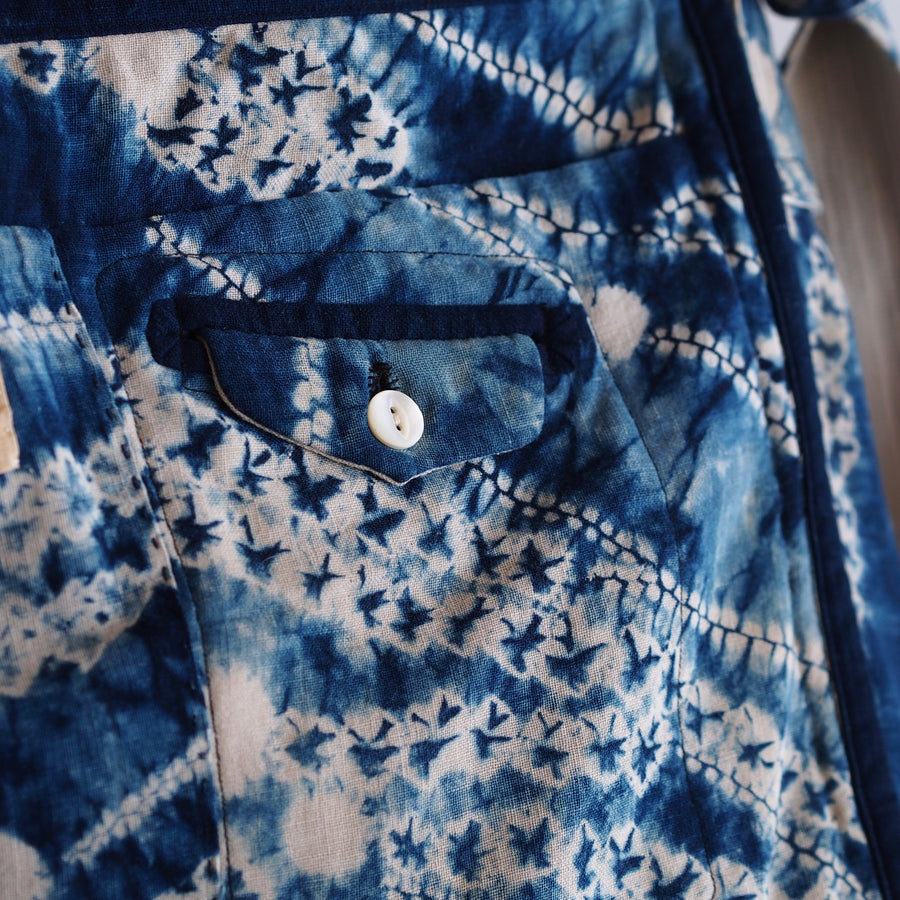 NORA BAG~type postman~japan old indigo fabric