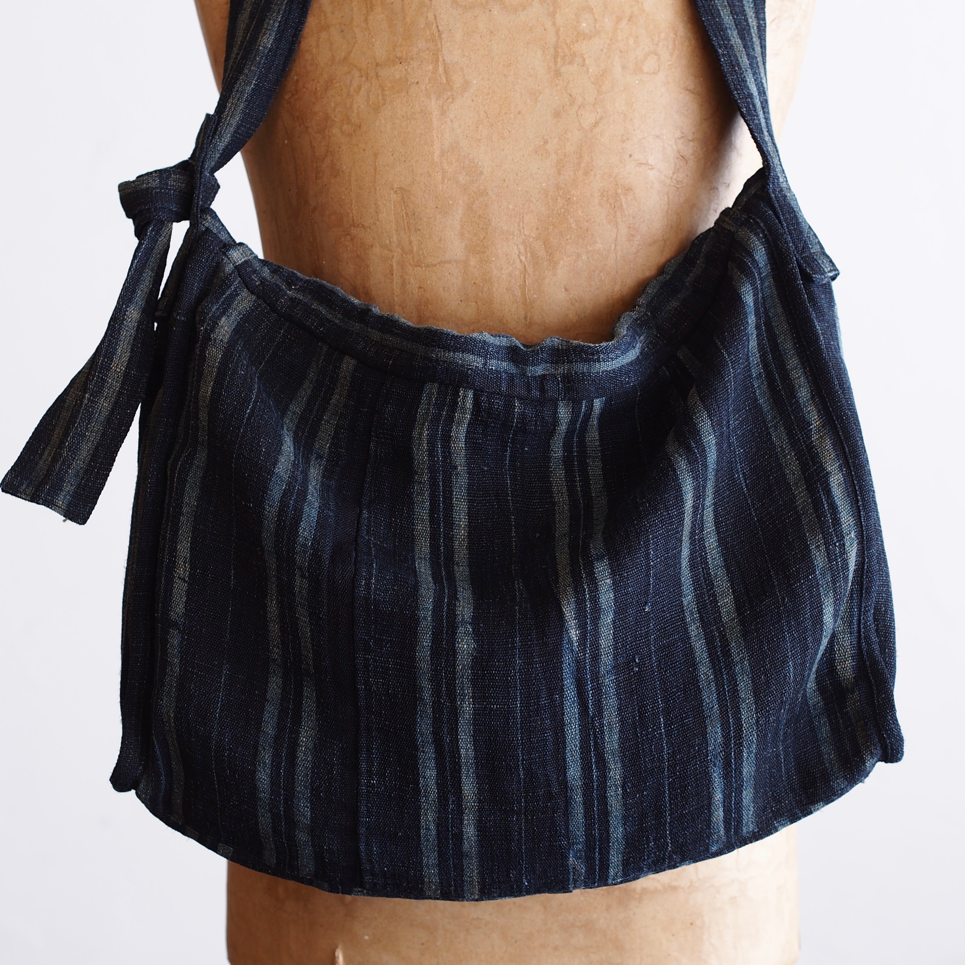 NORA BAG~type postman~japan old indigo hemp