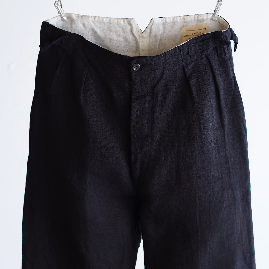 NORA WORK PANTS~japan old indigo hemp