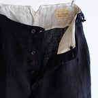 NORA WORK PANTS~japan old indigo hemp