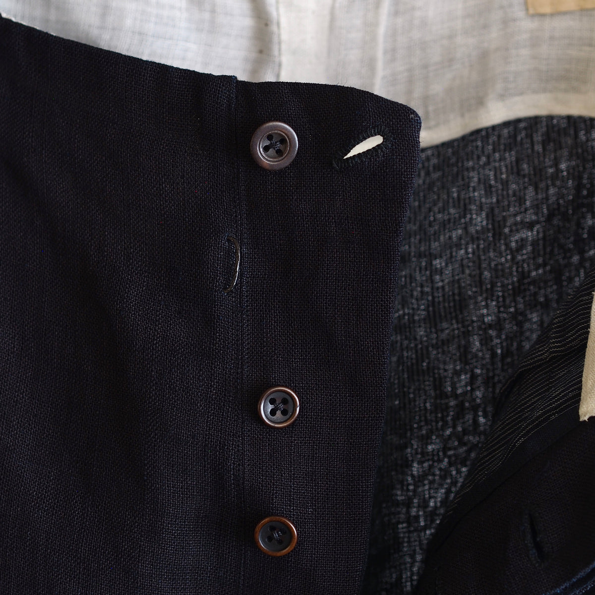 NORA WORK PANTS~japan old indigo hemp