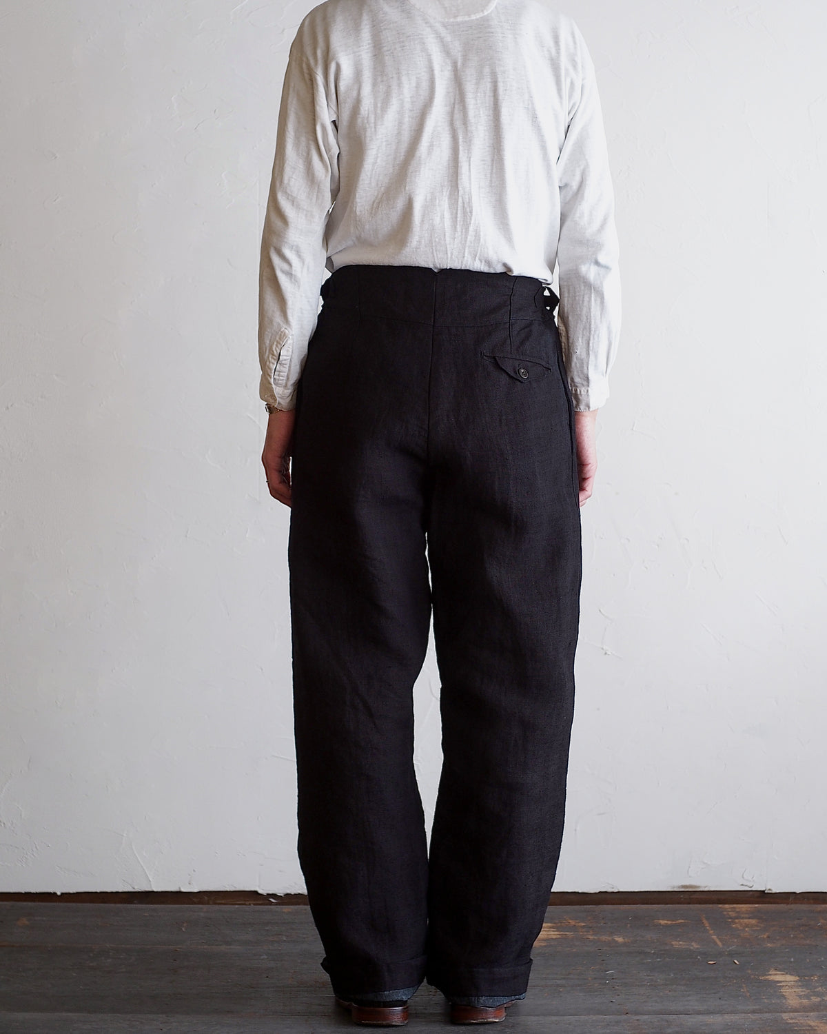 NORA WORK PANTS~japan old indigo hemp