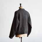 NORA SHORT JACKET~Japan old stripe hemp fabric~
