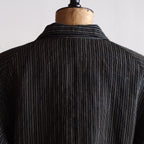 NORA SHORT JACKET~Japan old stripe hemp fabric~
