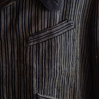 NORA SHORT JACKET~Japan old stripe hemp fabric~