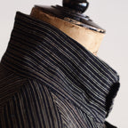 NORA SHORT JACKET~Japan old stripe hemp fabric~