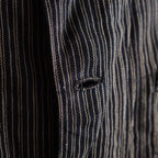 NORA SHORT JACKET~Japan old stripe hemp fabric~