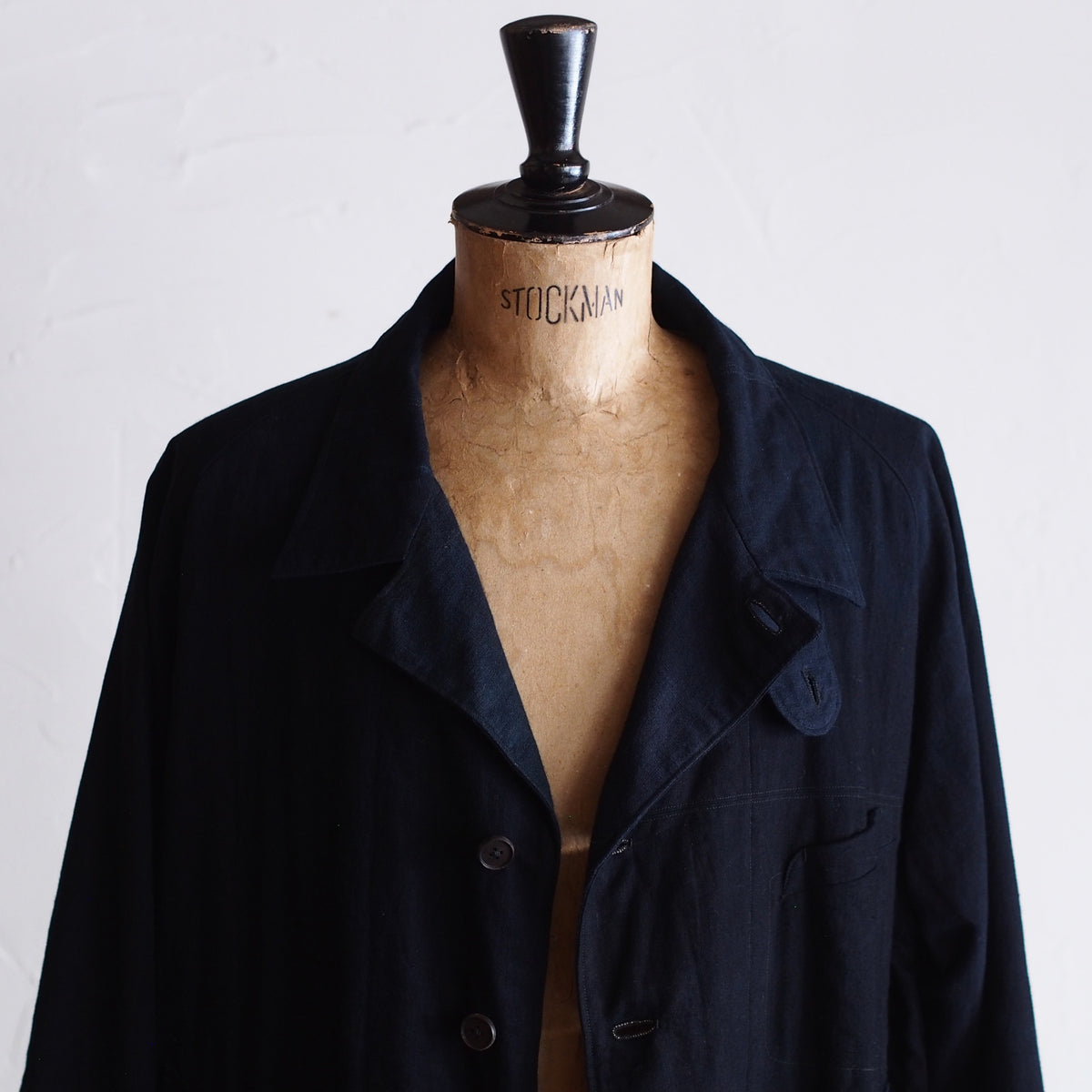 NORA COAT~Japan old indigo cotton fabric~