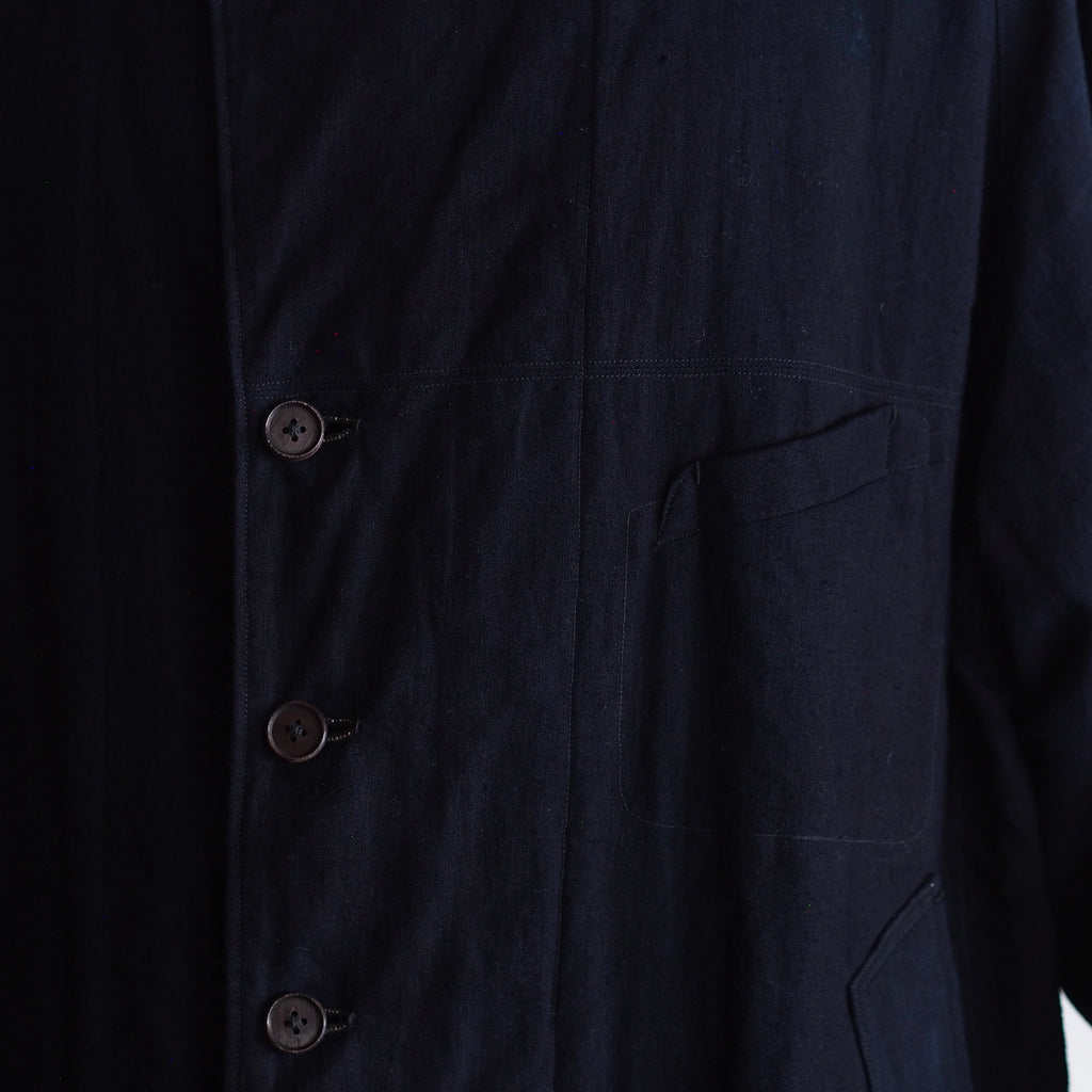 NORA COAT~Japan old indigo cotton fabric~