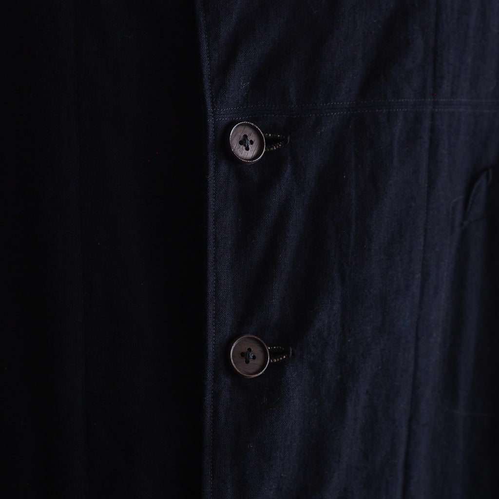 NORA COAT~Japan old indigo cotton fabric~
