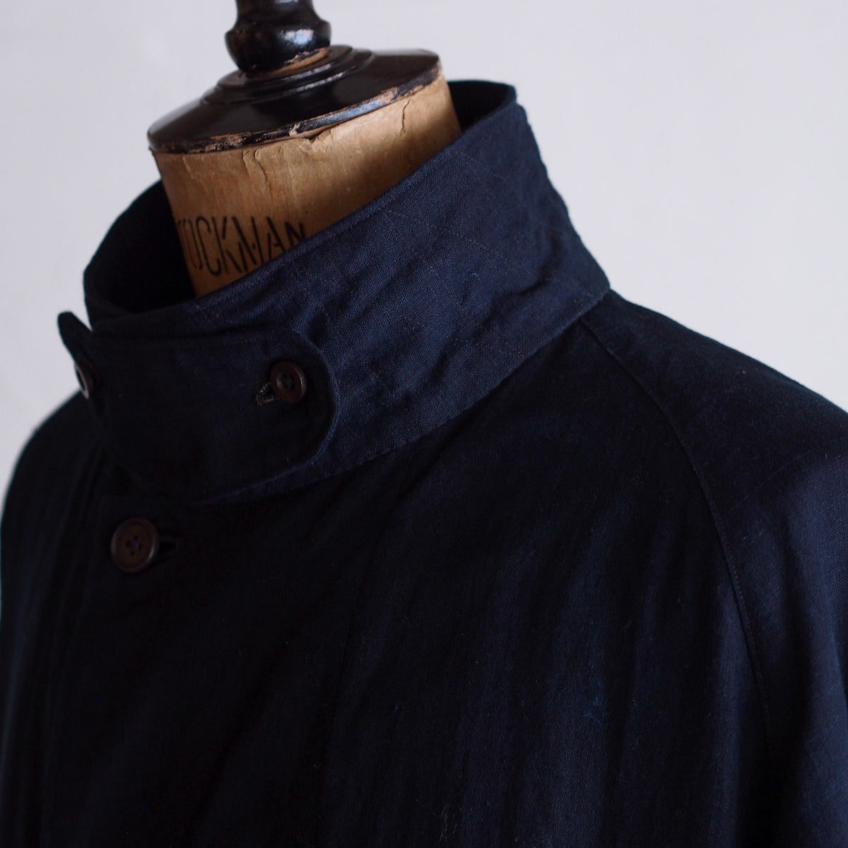NORA COAT~Japan old indigo cotton fabric~