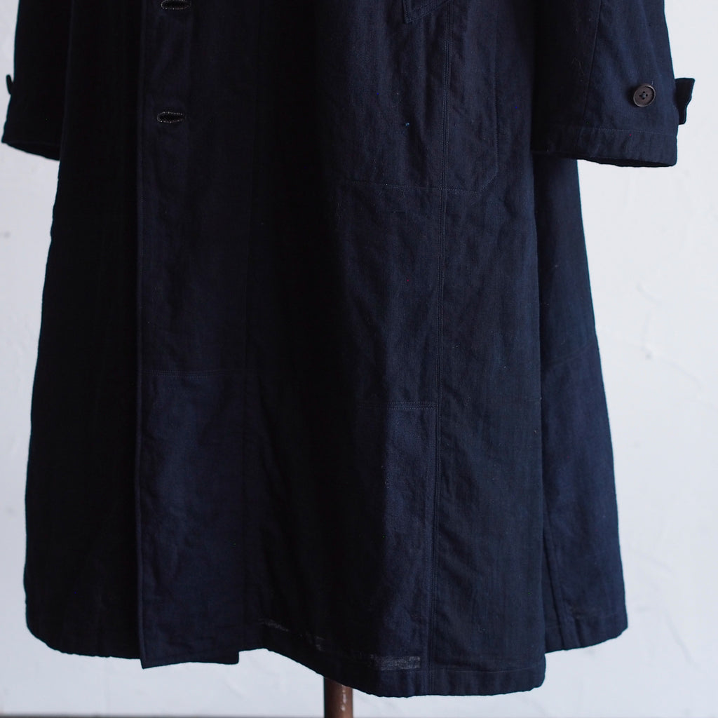 NORA COAT~Japan old indigo cotton fabric~