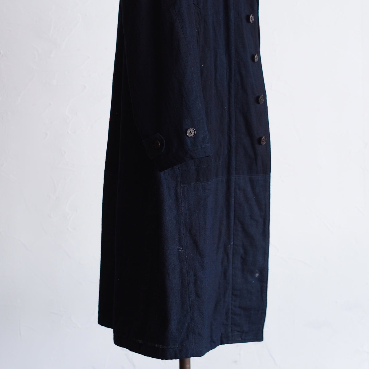 NORA COAT~Japan old indigo cotton fabric~