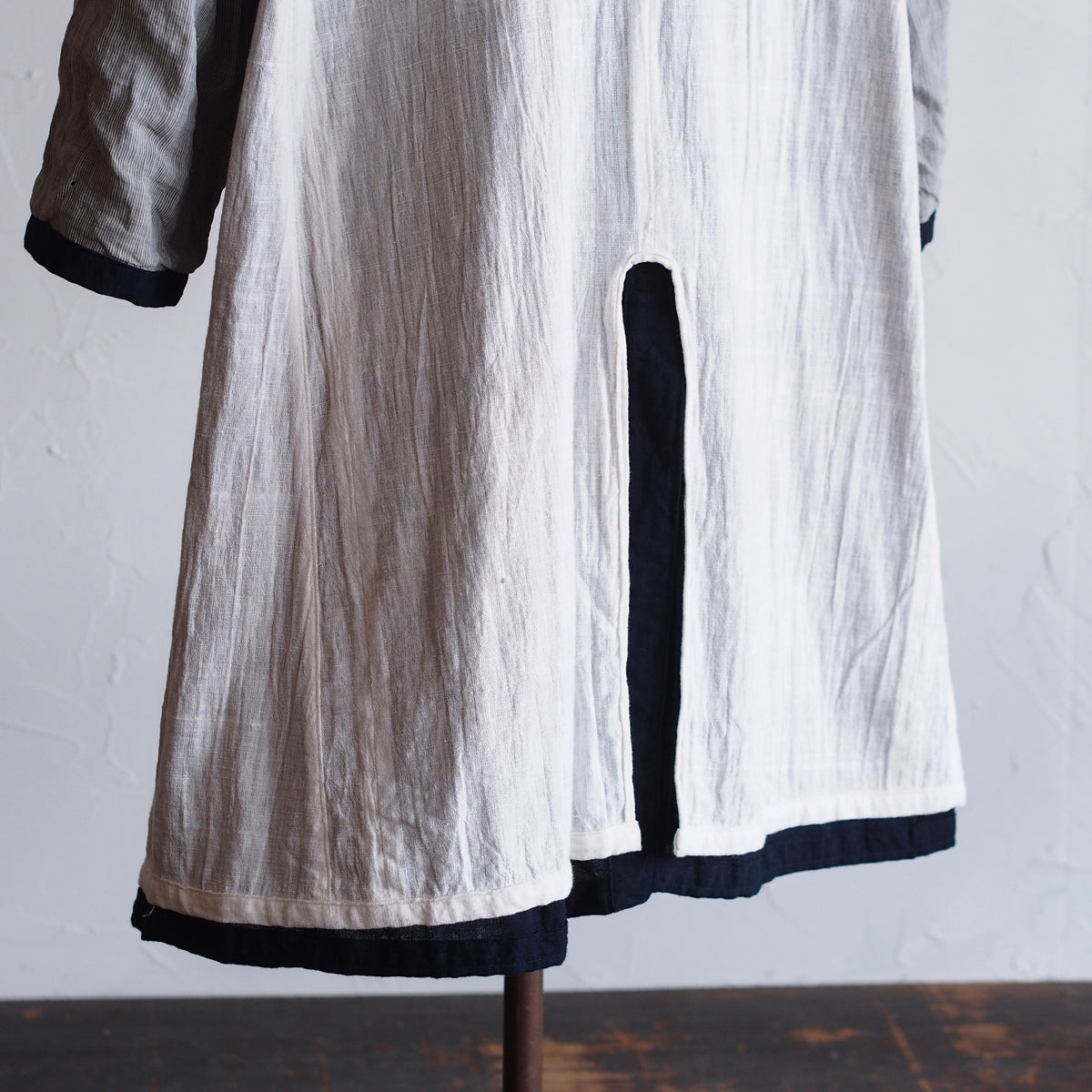 NORA COAT~Japan old indigo cotton fabric~