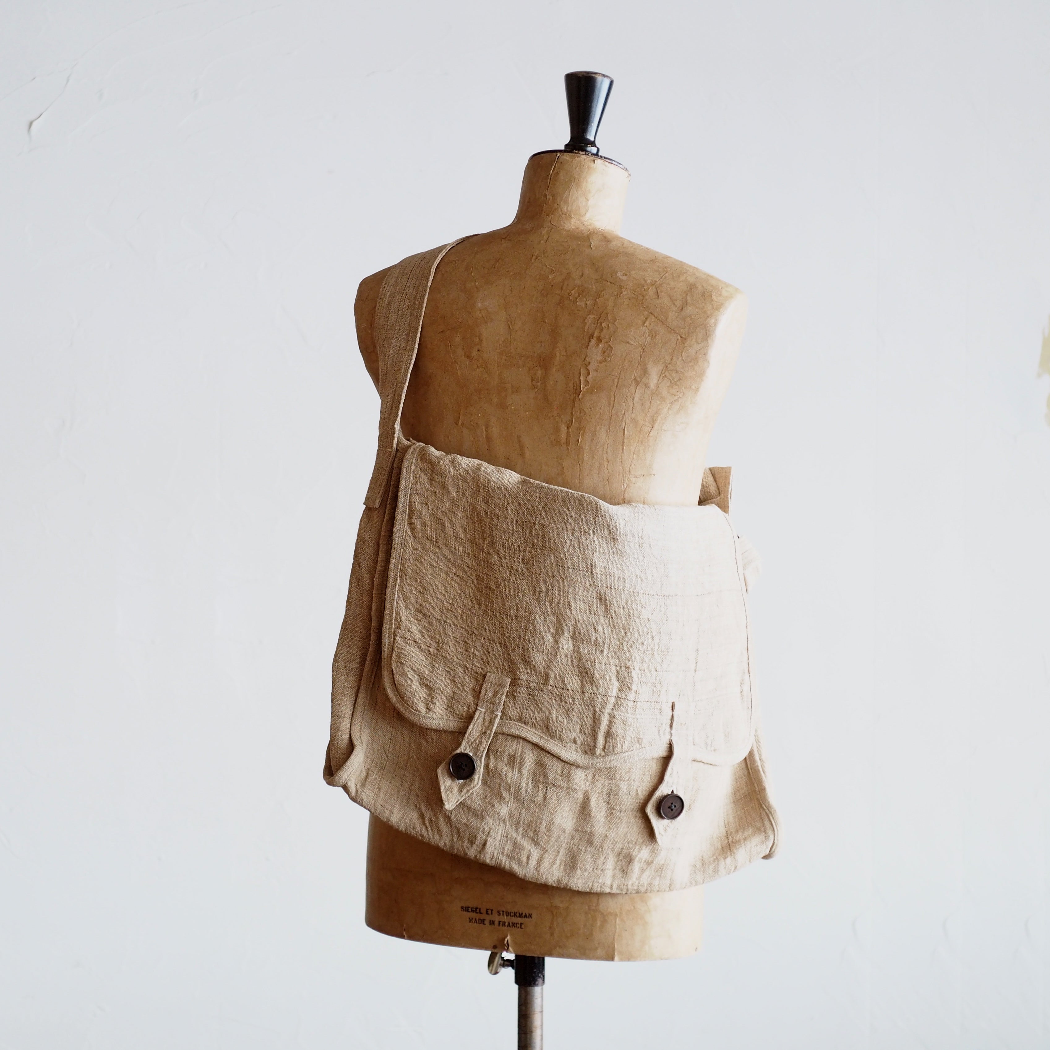 NORA BAG~type postman~japan old hemp fabric