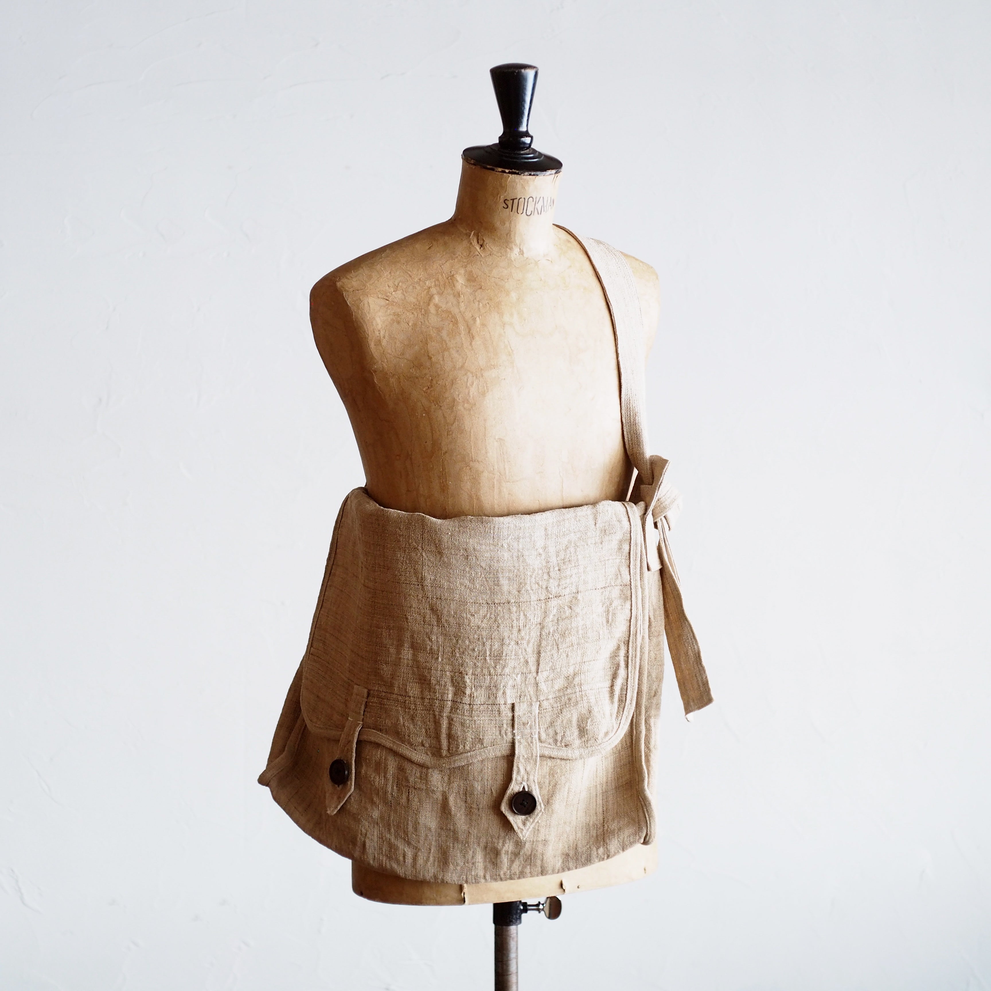 NORA BAG~type postman~japan old hemp fabric