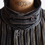 NORA SHORT JACKET~Japan old stripe hemp fabric~