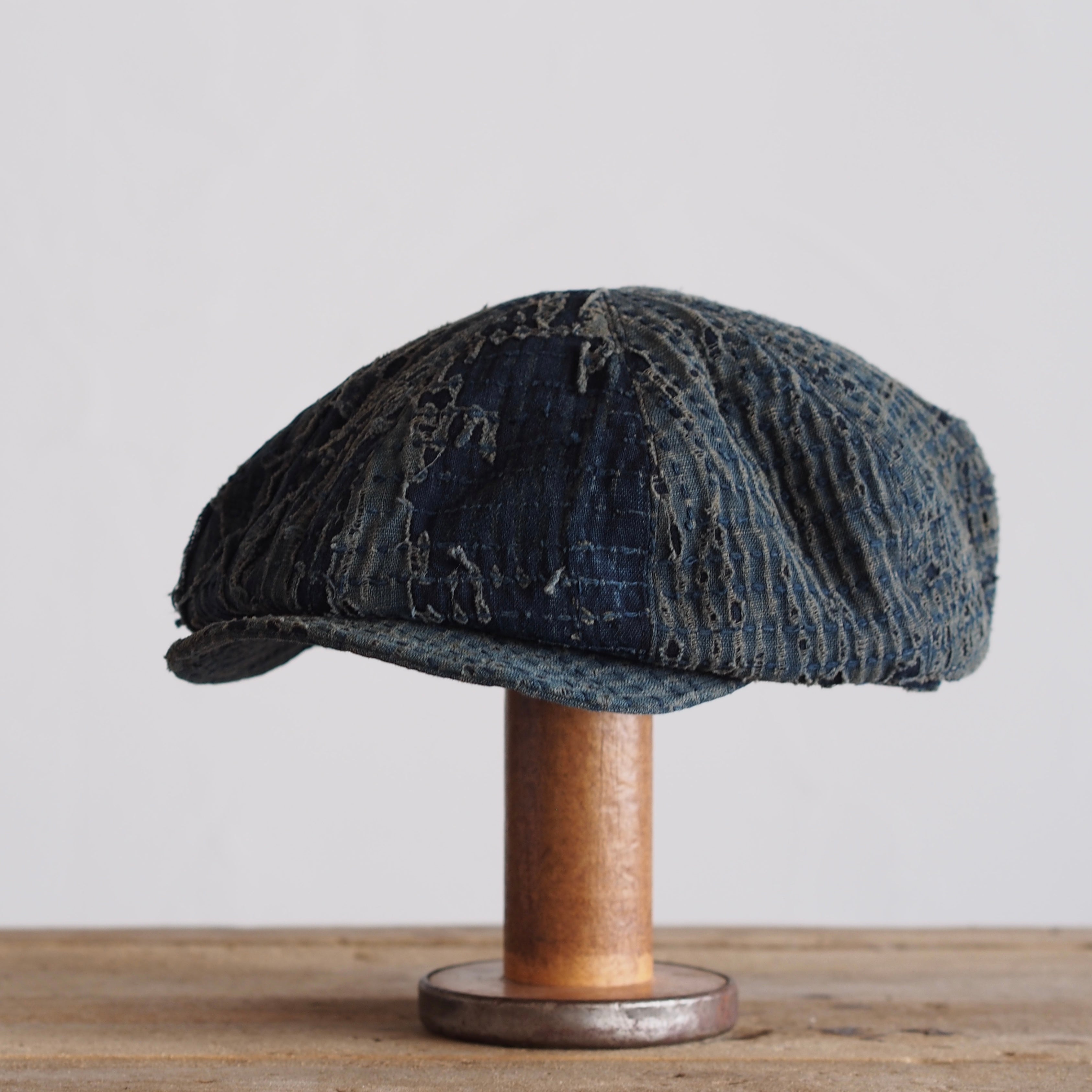 BORO(襤褸)CAP ~type newsboy~60 meiji-taisho②