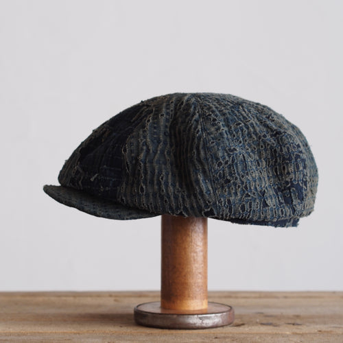 BORO(襤褸)CAP ~type newsboy~60 meiji-taisho②