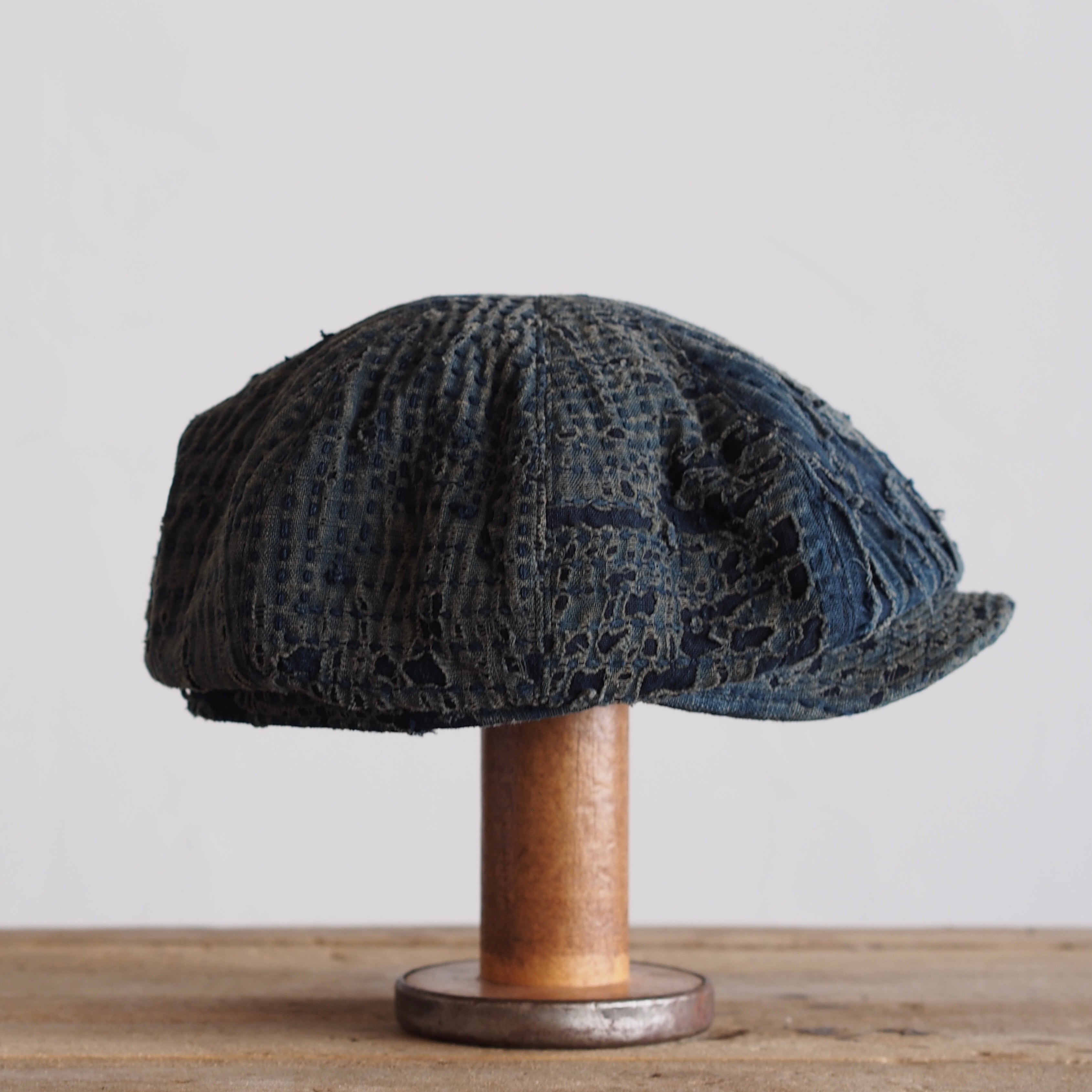 BORO(襤褸)CAP ~type newsboy~60 meiji-taisho②