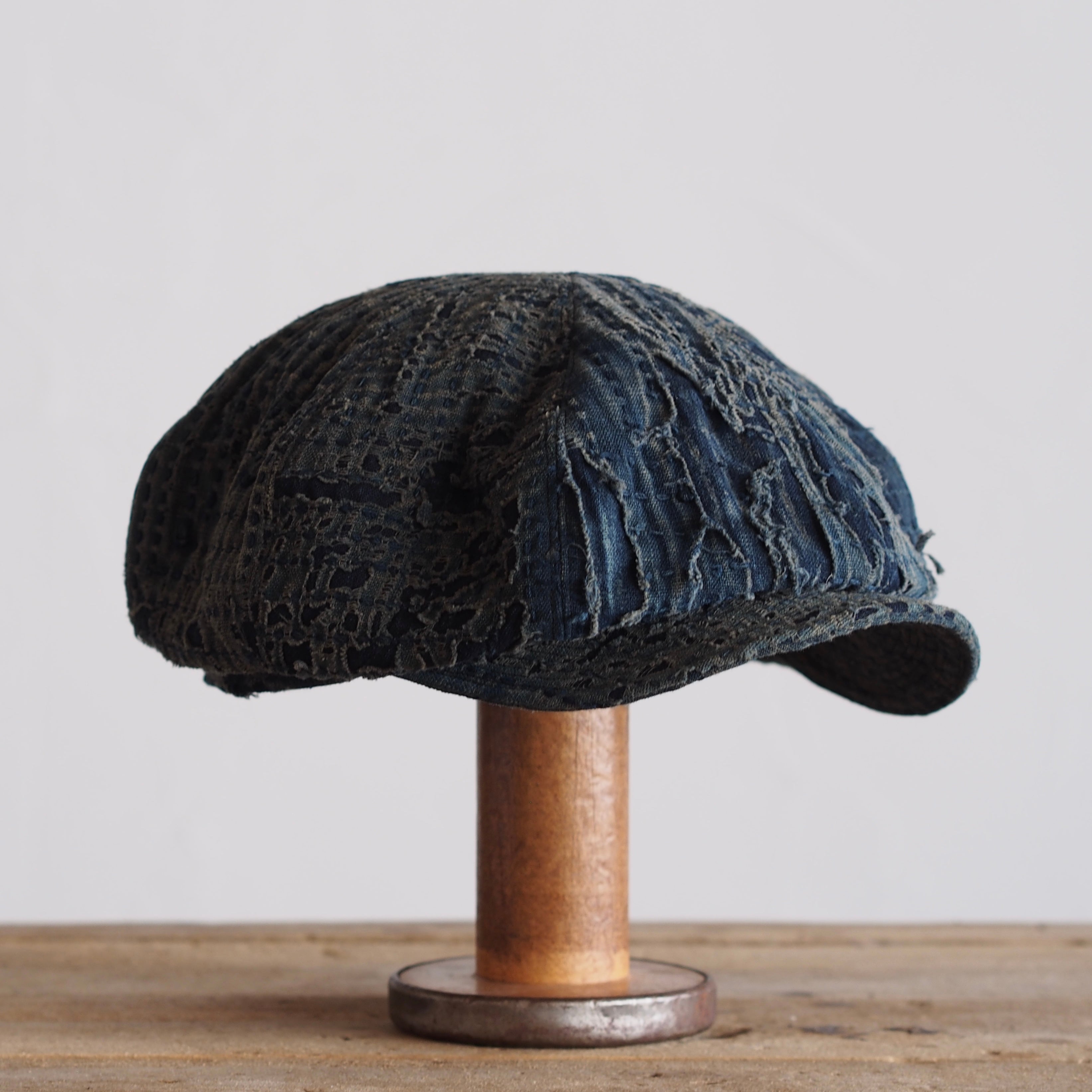 BORO(襤褸)CAP ~type newsboy~60 meiji-taisho②