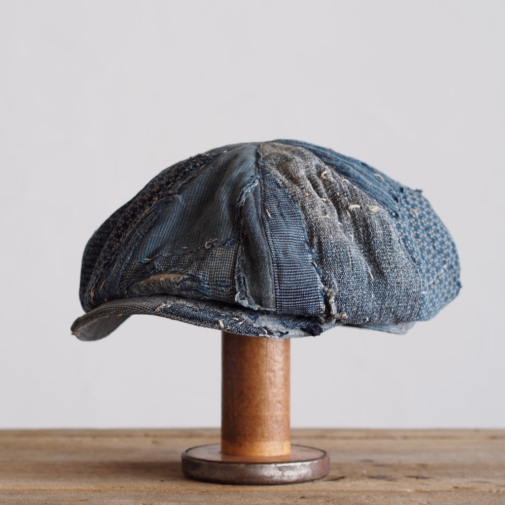 BORO(襤褸)CAP ~type newsboy~60 meiji-taisho