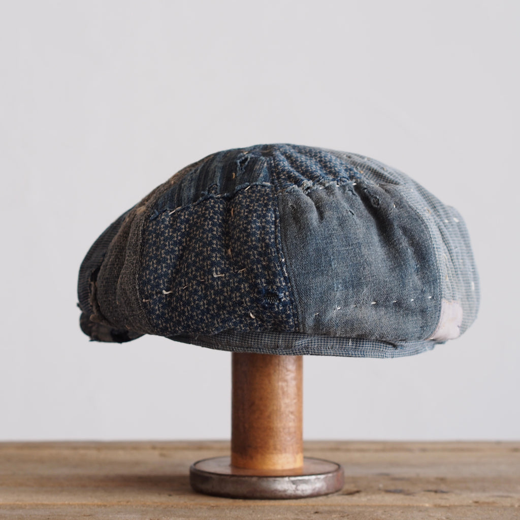 BORO(襤褸)CAP ~type newsboy~60 meiji-taisho