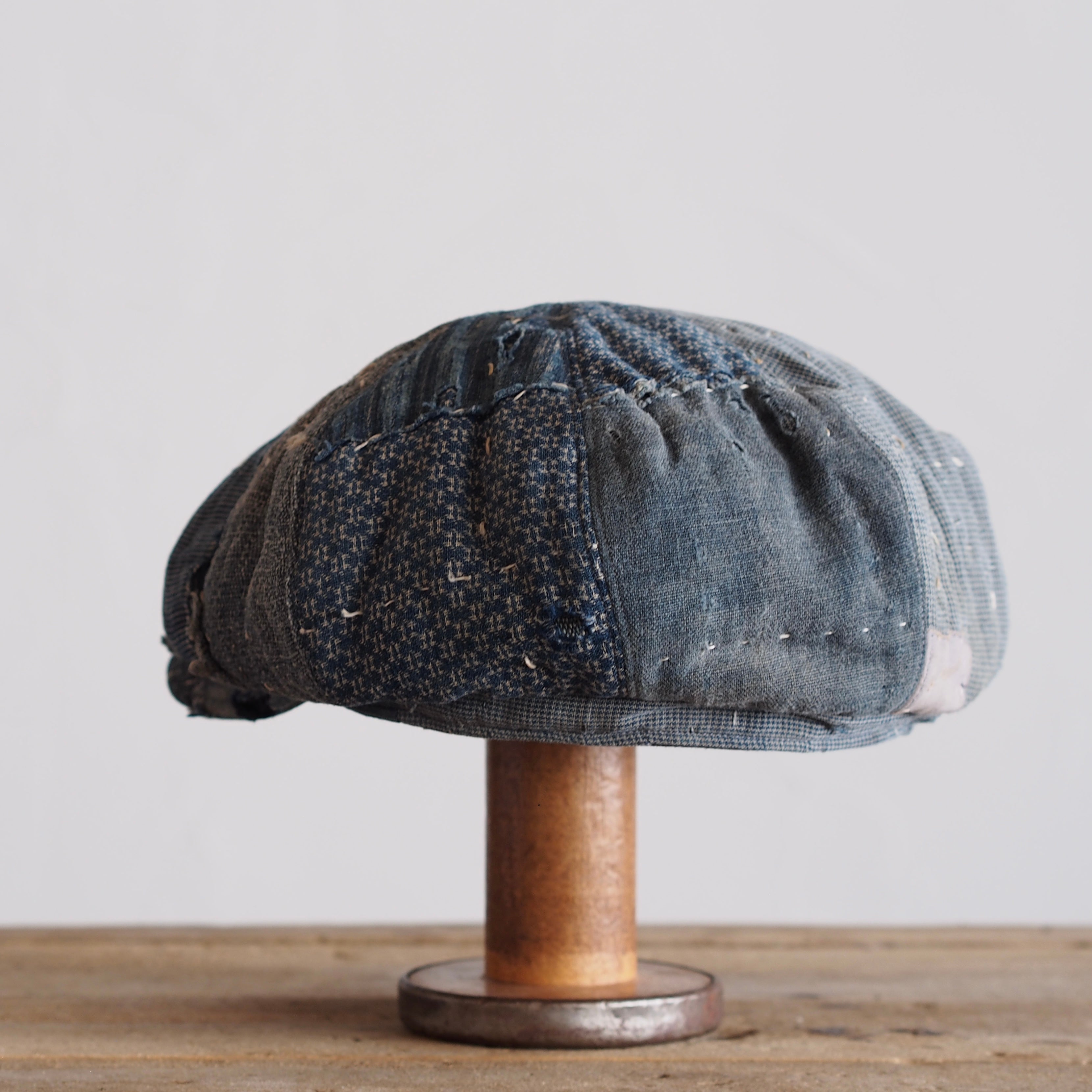 BORO(襤褸)CAP ~type newsboy~60 meiji-taisho